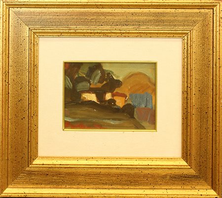 PIERO MAGGIONI, "Paesaggio astratto", anni '80