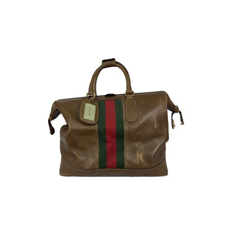 GUCCI, ELEGANTE BORSA DA VIAGGIO VINTAGE