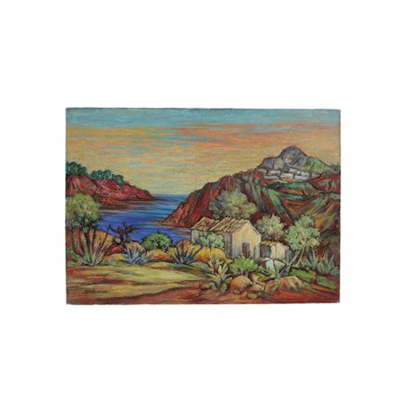 GIAMBECCHINA GIUSEPPE , OLIO SU TELA 