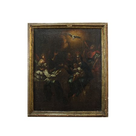 IMPORTANTE OLIO SU TELA 