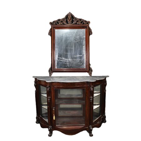 ETAGERE CON SPECCHIERA