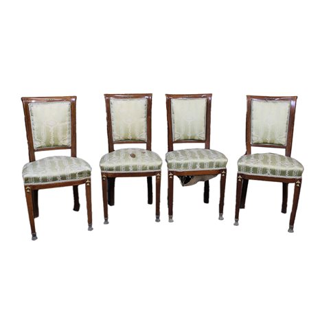 4 SEDIE DI GUSTO IMPERO