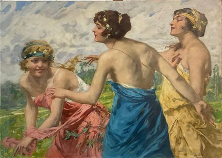 Scuola mitteleuropea di inizio secolo XX

"La Primavera" 
olio su tela (cm 90x1