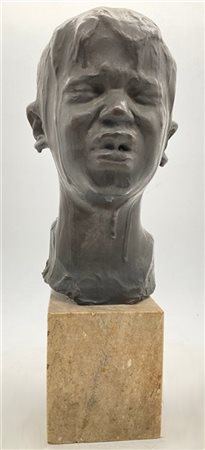 Saverio Gatto "Giuseppe" 
scultura in bronzo su base in marmo (h cm tot 40) 
Fir