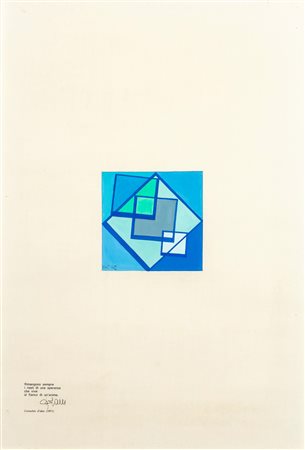 Mario Radice (Como 1898 - Milano 1987)  - COMPOSIZIONE 4QLA, 70s