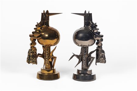 Wifredo Lam (Sagua la Grande 1902 - Parigi 1982)  - Oiseau de Fer e Oiseau de Feu