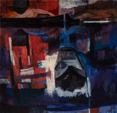 Attilio Rossi (Albairate 1909 - Milano 1994)  - Riflessi , 1965