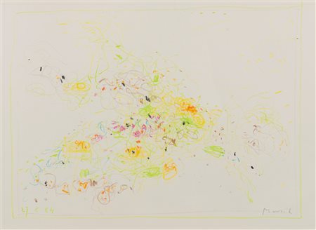 Antonio Zoran Music (Boccavizza 1909 - Venezia 2005)  - Prati a Cortina, 1964