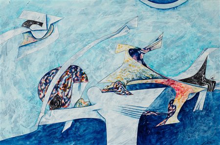 Gianni Dova (Roma 1925 - Pisa 1991)  - Composizione