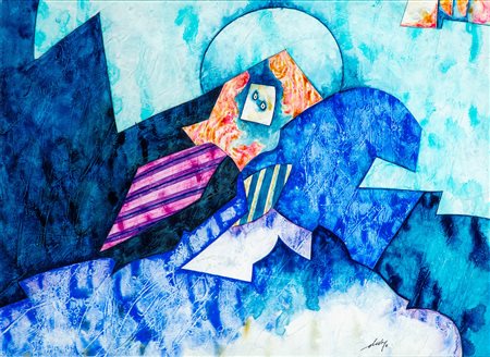 Gianni Dova (Roma 1925 - Pisa 1991)  - Senza titolo