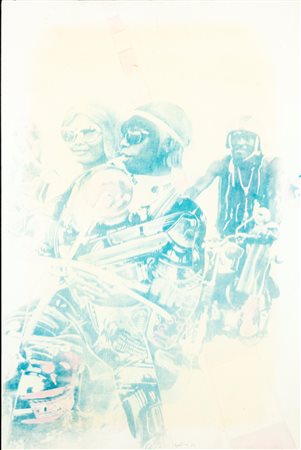 Gianni Bertini (Pisa 1922 - Caen 2010)  - Mi ricordo che..., 1974