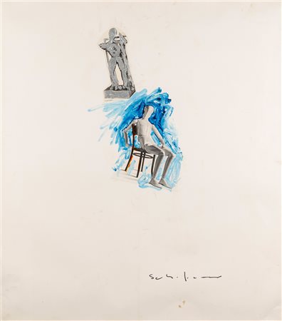 Mario Schifano (Homs 1934 - Roma 1998)  - Senza titolo