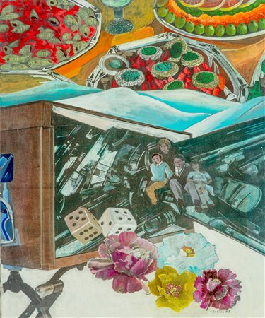 Gianni Bertini (Pisa 1922 - Caen 2010)  - Vita in famiglia, 1969