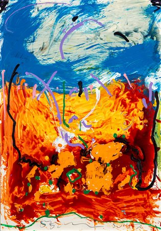 Mario Schifano (Homs 1934 - Roma 1998)  - Svista, 1987