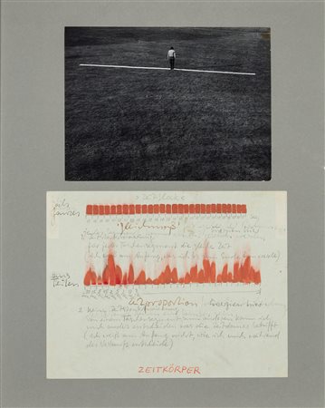 Franz Erhard Walther (Fulda 1939)  - Zu Objekt Weitergehen (Moving forward), 60s