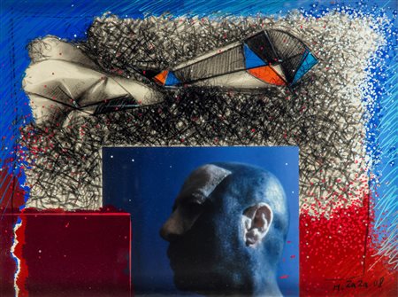 Michele Zaza (Molfetta 1948 - Roma 1994)  - Paesaggio segreto, 2008