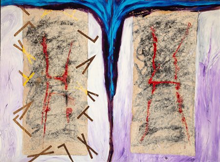 Luciano Bartolini (Fiesole 1948 - 1994)  - Il giardino, la foresta, l'inverno, 1986