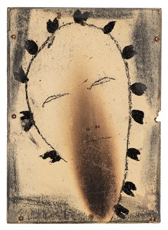 Bruno Ceccobelli (Montecastello di Vibio 1952)  - Fiore e rugiada, 1984