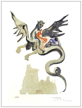 SALVADOR DALI’ Figueres (Spagna) 1904 – Figueres (Spagna) 1989 Inferno – I...