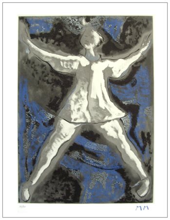 MARINO MARINI Pistoia 1901 – Viareggio 1980 Dancer 1 1977 Acquaforte e...