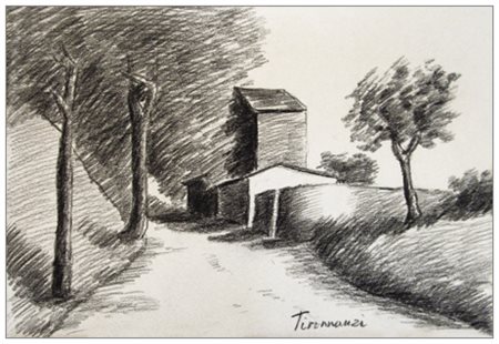 NINO TIRINNANZI Greve in Chianti 1923 – Firenze 2002 Senza titolo Pastello su...