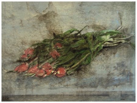 PIERO VIGNOZZI Firenze 1934 Senza titolo Pittura su cartoncino 50 x 67. Firma...