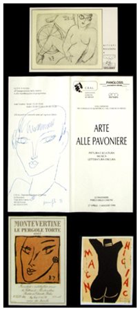 ALBERTO MANFREDI Reggio Emilia 1930 - 2001 Senza titolo 1994 ca. Lotto...