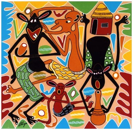 GEORGE LILANGA Kikwetu (Tanzania) 1934 – Dar es Salaam (Tanzania) 2005 Kwakua...