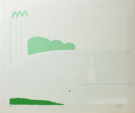 VIRGILIO GUIDI, "Paesaggio", anni '70