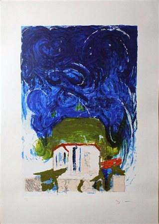 MARIO SCHIFANO, "Casa dolce", 1997