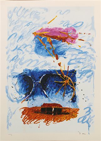 MARIO SCHIFANO, "Impressione Astratta"