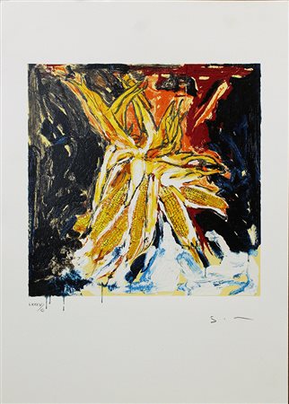 MARIO SCHIFANO "Pannocchie"