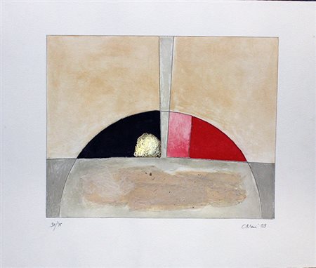 EUGENIO CARMI, "Composizione orizzontale", 1999