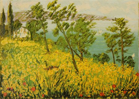 MICHELE CASCELLA, "Casa in collina", 1983