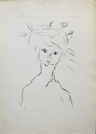 ERNESTO TRECCANI, "Donna", anni '80