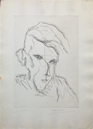 ERNESTO TRECCANI, "Figura maschile", anni '80