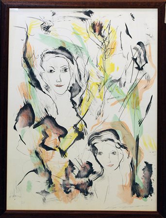 ERNESTO TRECCANI, "Figure", anni '80