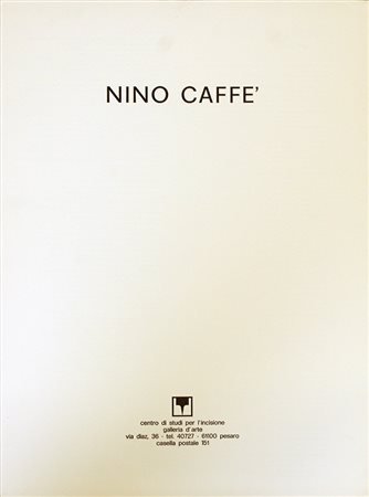 NINO CAFFE', "Vescovo seduto", 1973