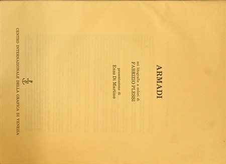 FABRIZIO PLESSI, INTROVABILE SERIE COMPLETA degli "Armadi", 1990