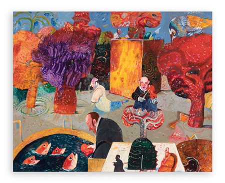 ANTONIO POSSENTI (1933-2016) - Nel vecchio giardino, 1998