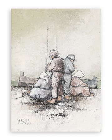MARIO LUPO (1926-1992) - Pescatori