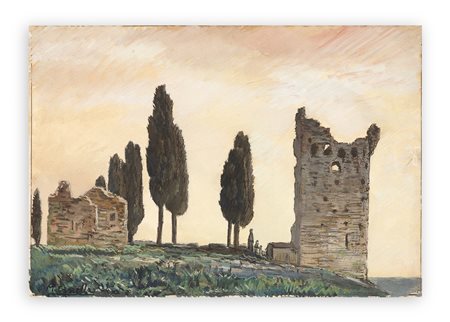 MICHELE CASCELLA (1892-1989) - Processione, 1934