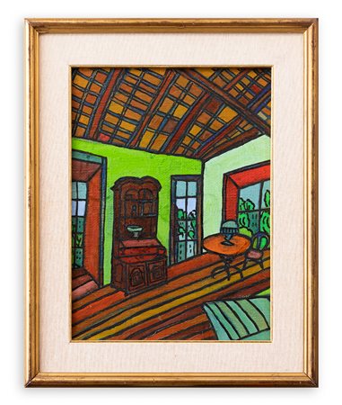 ALESSIO RODIANI (ALESSIO DELLA PORTA) (1924-2009) - Il salotto, 1968