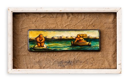 WALTER PATRIARCA (1935-2022) - Incontro n.3 (Serie: 'Le isole della solitudine'), 1971