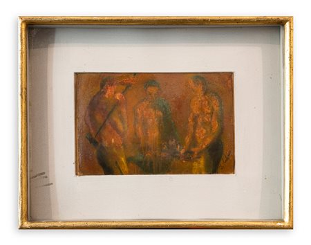 INNOCENTE SALVINI (1889-1979) - Alla forgia, 1954