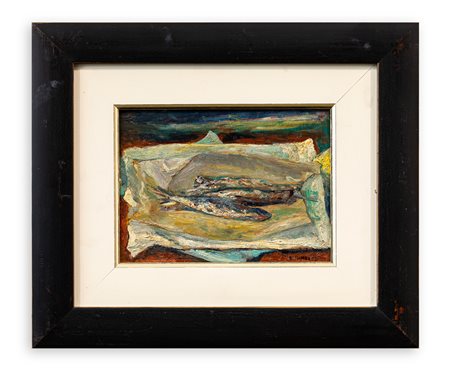 EMANUELE RAMBALDI (1903-1968) - Acciughe salate, 1968