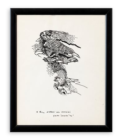 REMO BRINDISI (1918-1996) - Senza Titolo (Volo)