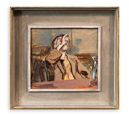 MARCO NOVATI (1895-1975) - Bevitore, 1950