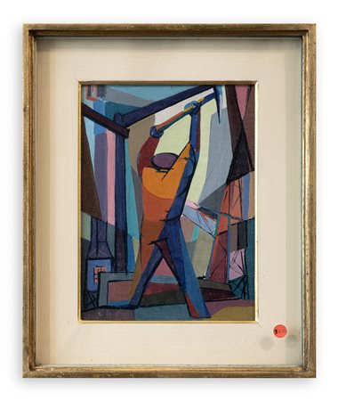 SILVIO ZANELLA (1918-2013) - Picconiere, 1951