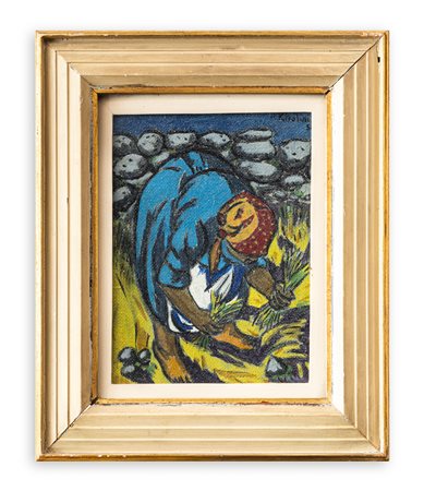 NICOLA PETROLINI (1919-1971) - Senza Titolo (Contadina), 1950